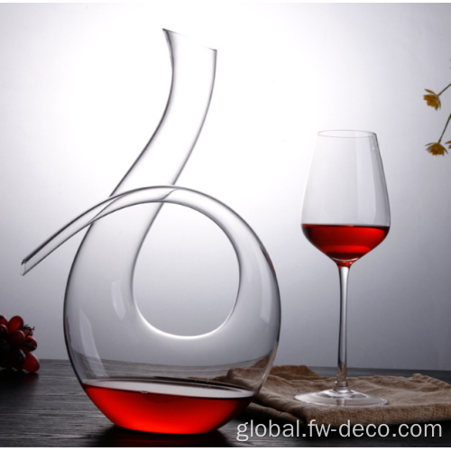 Red Wine Glass Carafe Lead-Free Crystal Swan Wine Decanter Glass Carafe Supplier